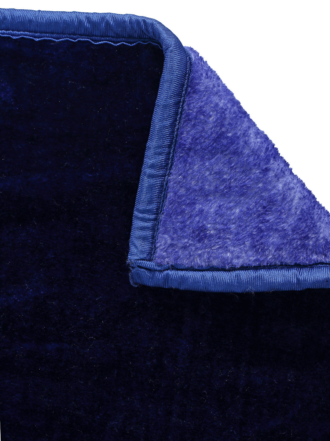Klotthe Unisex Blue Abstract Mild Winter 600 GSM Double Bed Blanket
