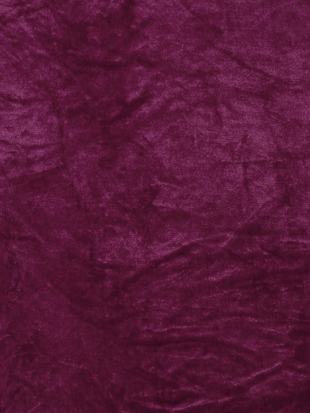 Klotthe Maroon Solid Woolen Mild Winter Double King Bedding Set