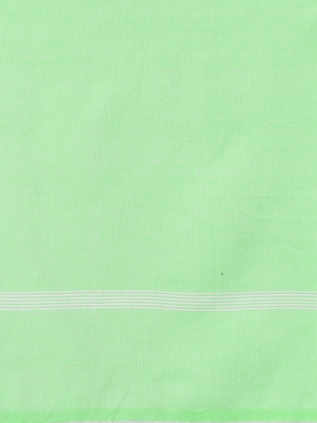 Klotthe Women Green Solid Cotton Stole