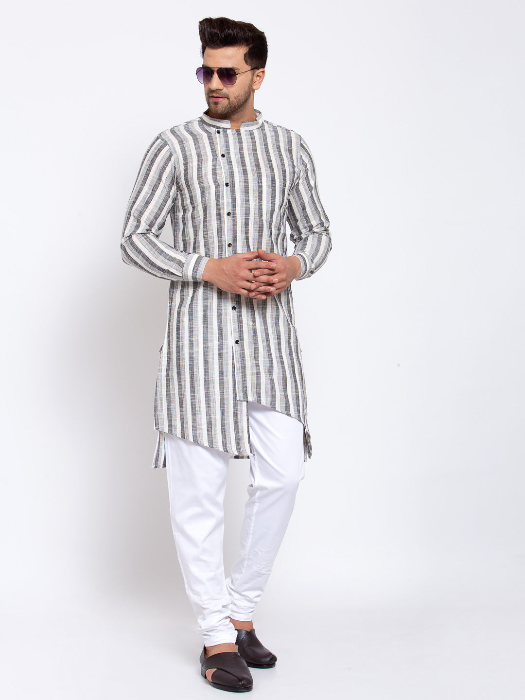 KLOTTHE Multi Cotton Striped Kurta