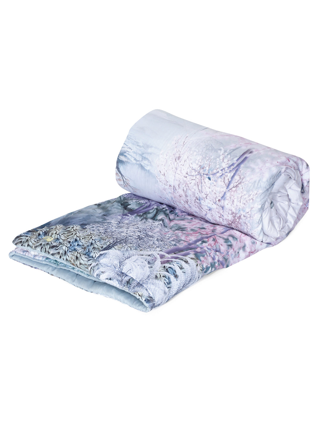 Klotthe Multicolor Floral Print Mild Winter Double King Bedding Set