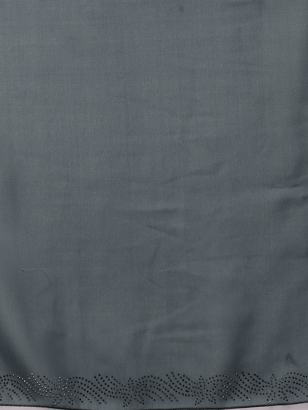 Klotthe Women Grey Embellished Burqa With Scarves