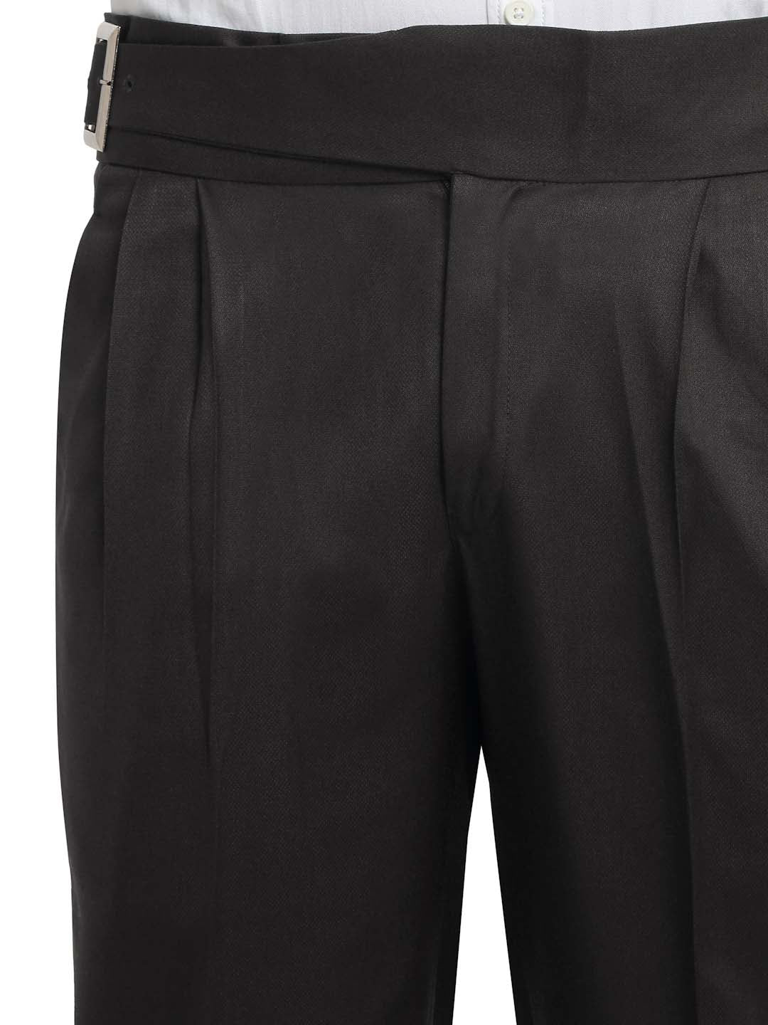 Italian Style Formal Gurkha Pant-DarkBrown
