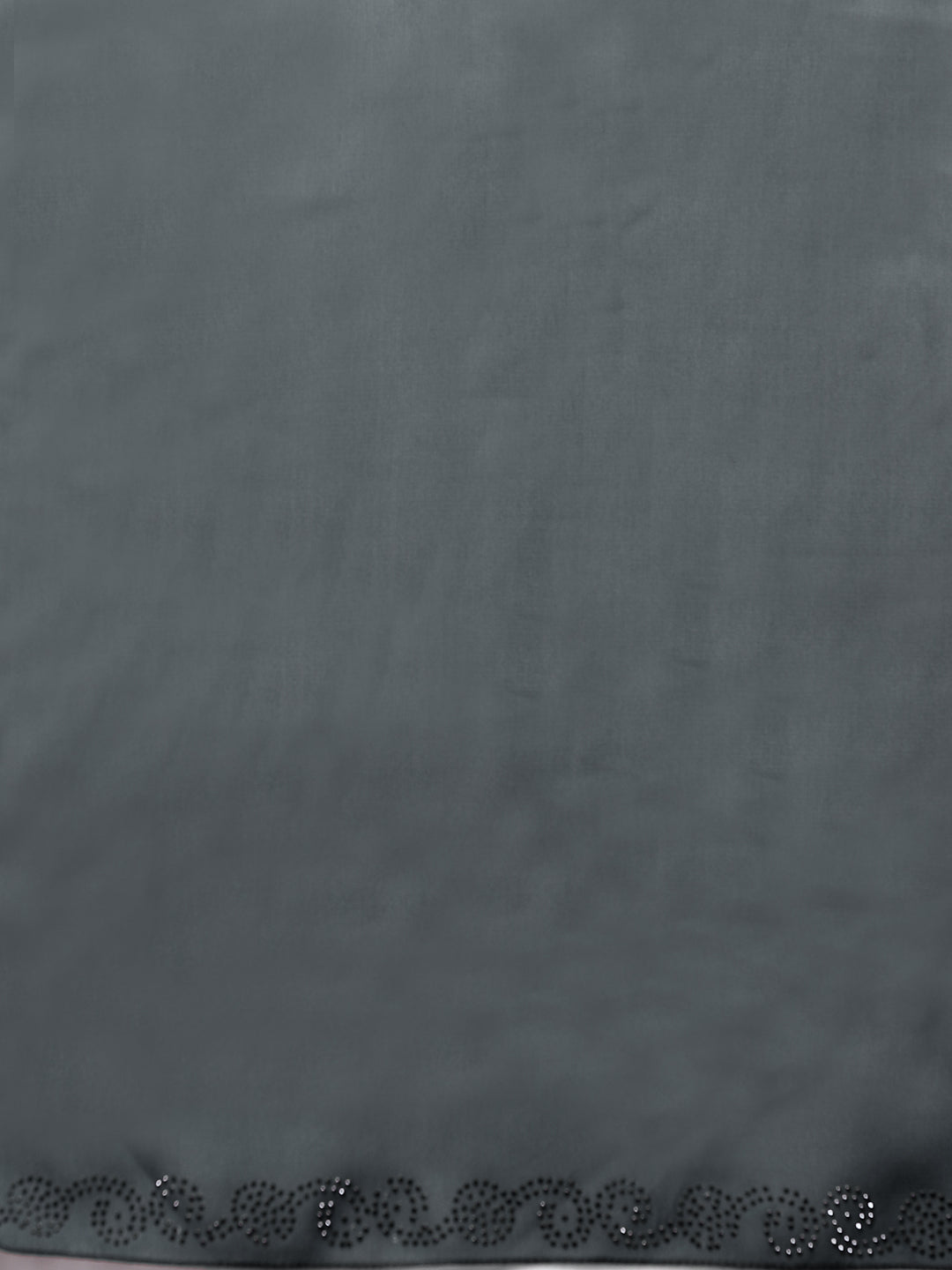 Klotthe Women Grey Embellished Burqa With Scarves