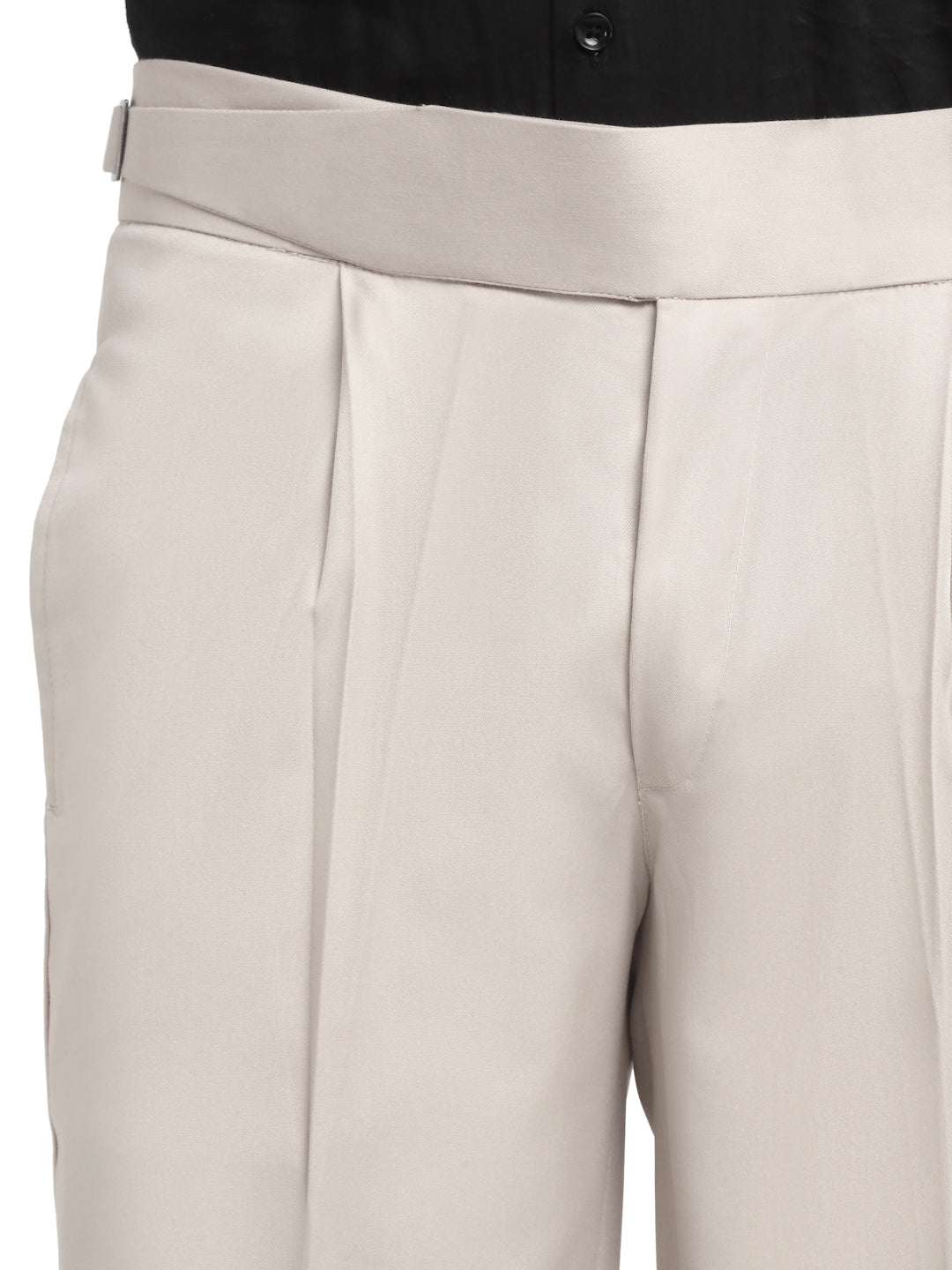 Italian Style Formal Gurkha Pant-Cream