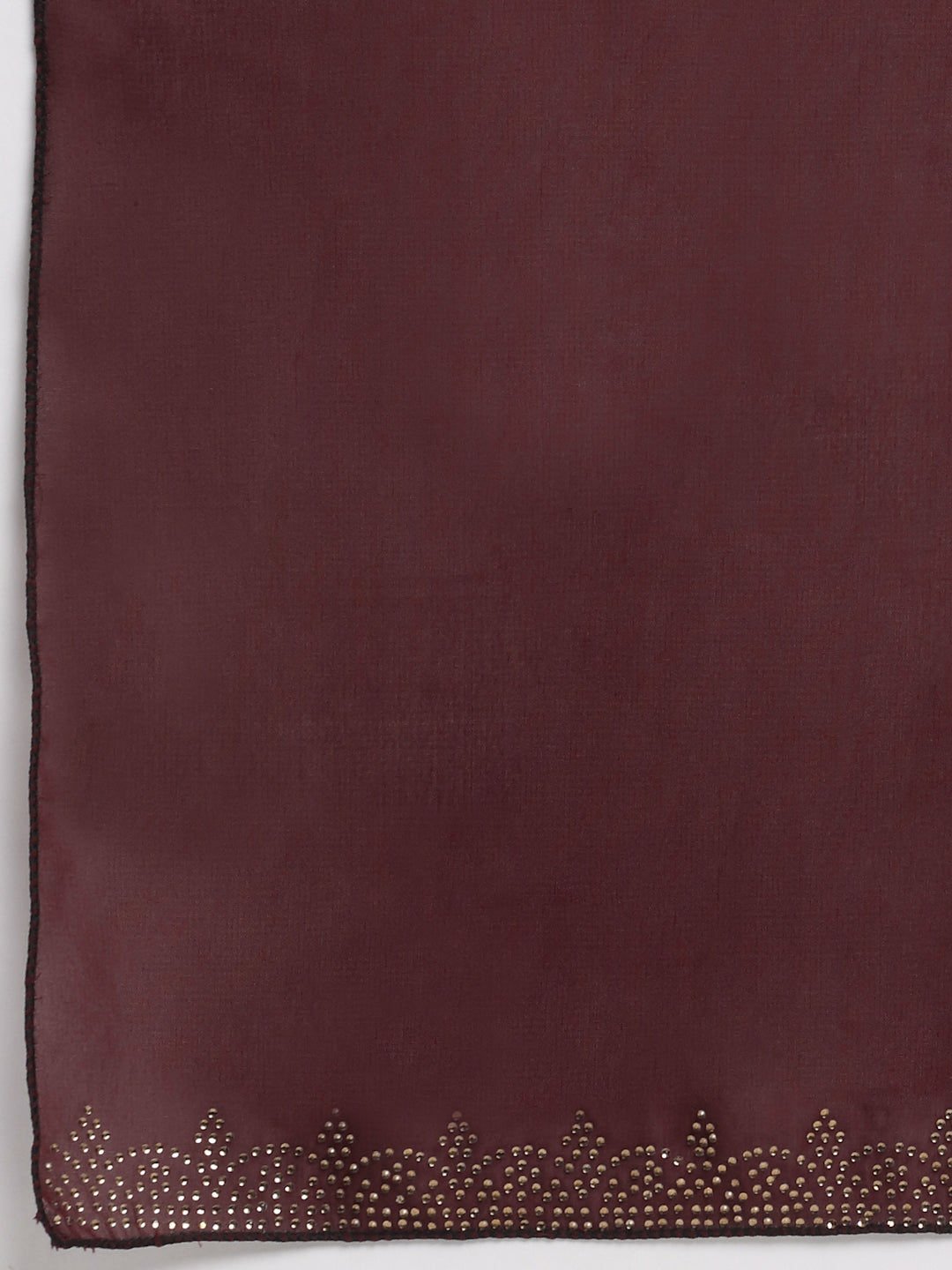 Klotthe Women Maroon Embellished Burqa With Scarves
