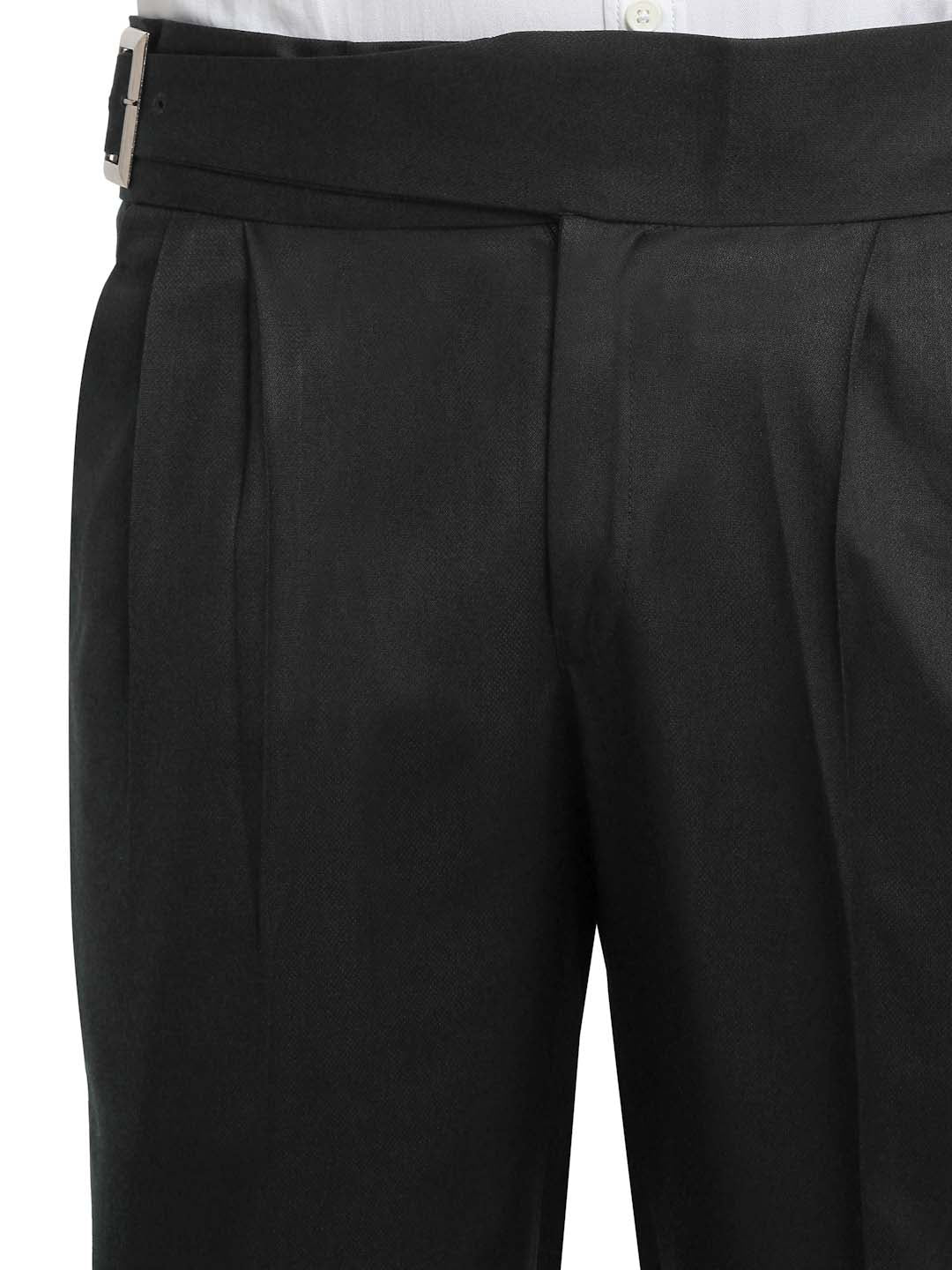 Italian Style Formal Gurkha Pant-Black