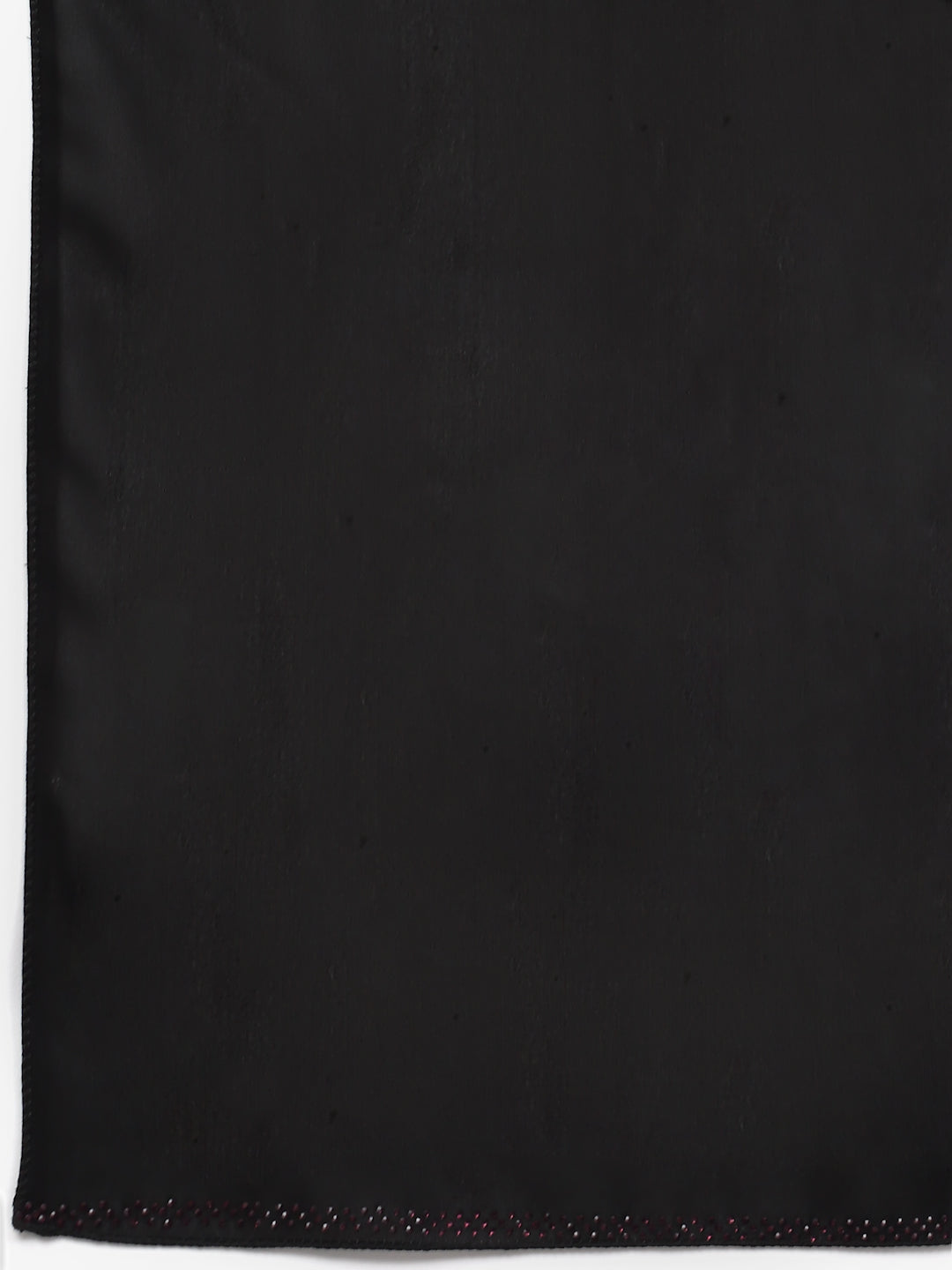 Klotthe Women Black Embellished Burqa With Scarves