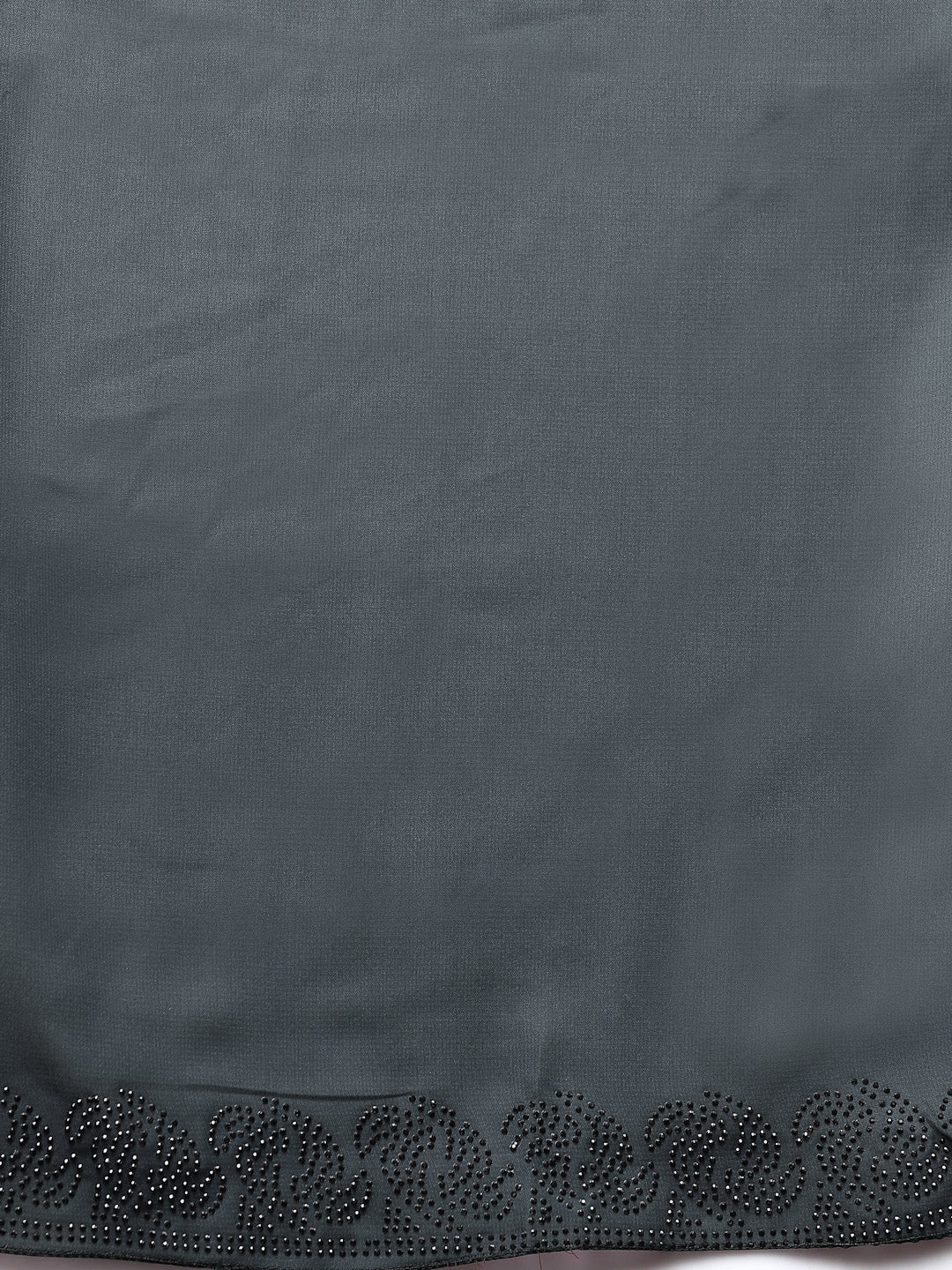 Klotthe Women Grey Embellished Burqa With Scarves