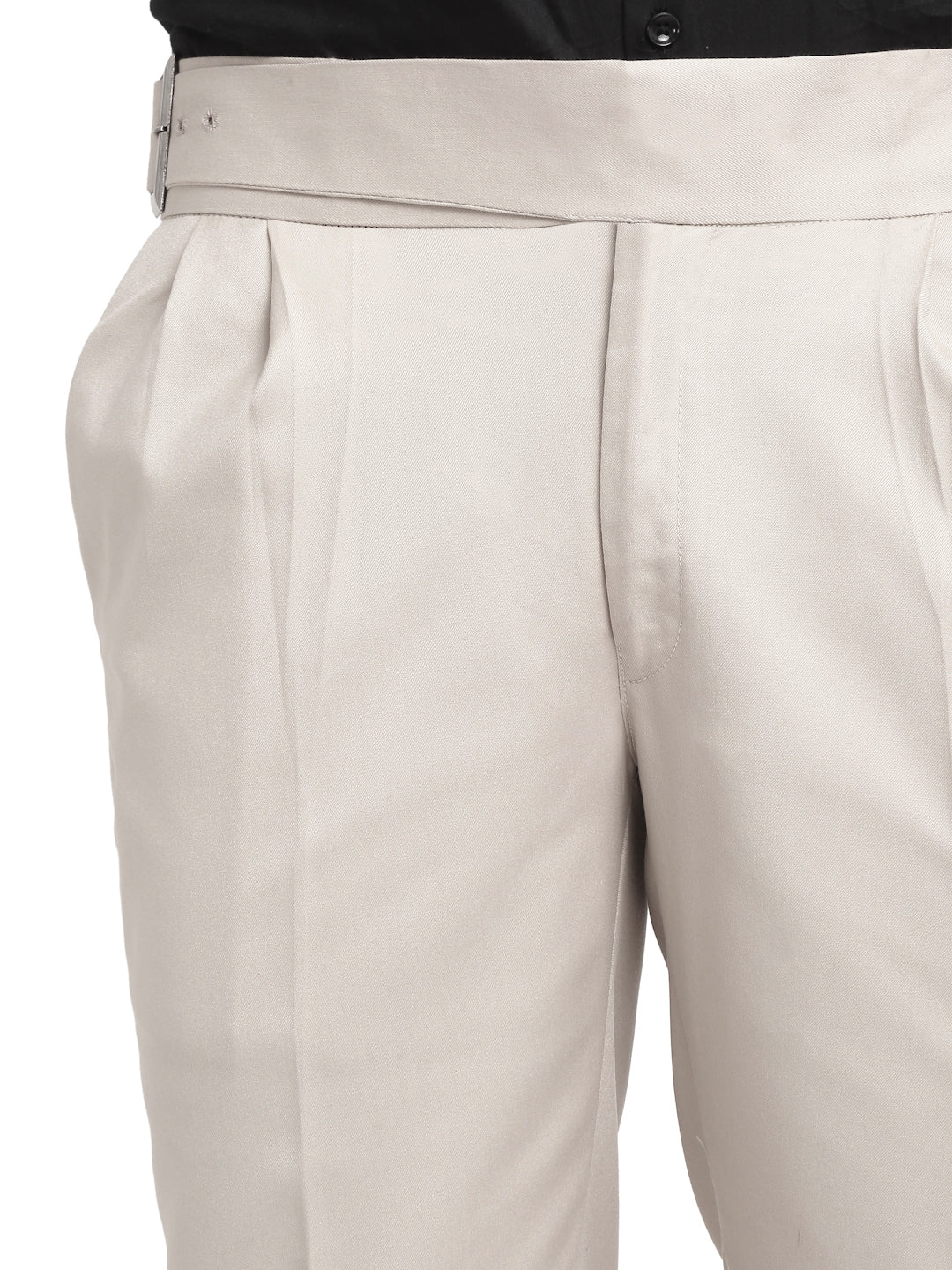 Italian Style Formal Gurkha Pant-Cream