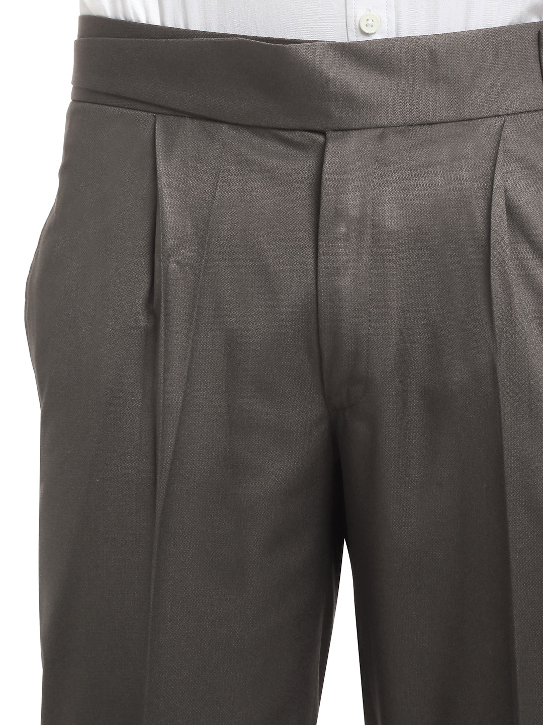 Italian Style Formal Gurkha Pant-Brown
