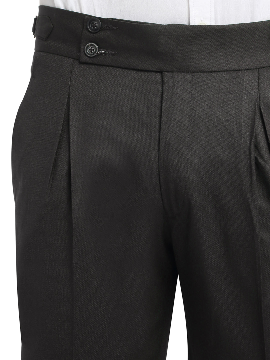Italian Style Formal Gurkha Pant-DarkBrown