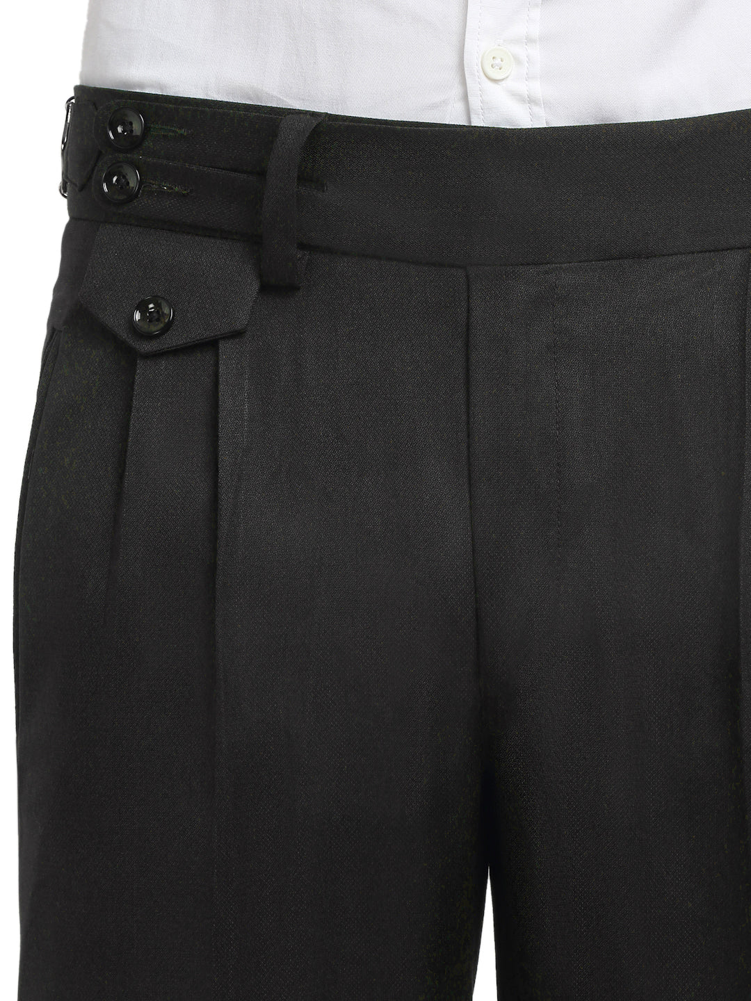 Italian Style Formal Gurkha Pant-Black