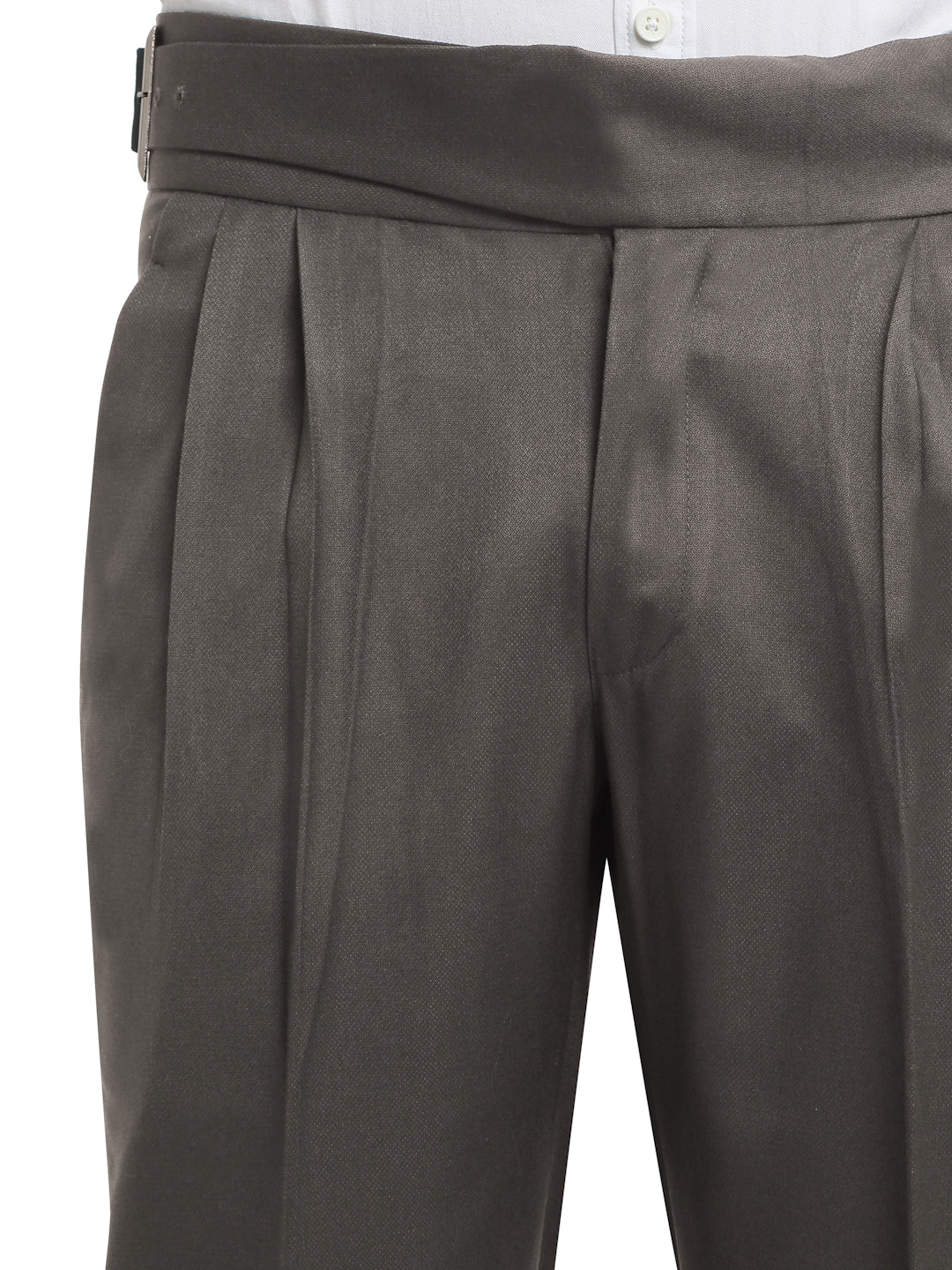 Italian Style Formal Gurkha Pant-Brown
