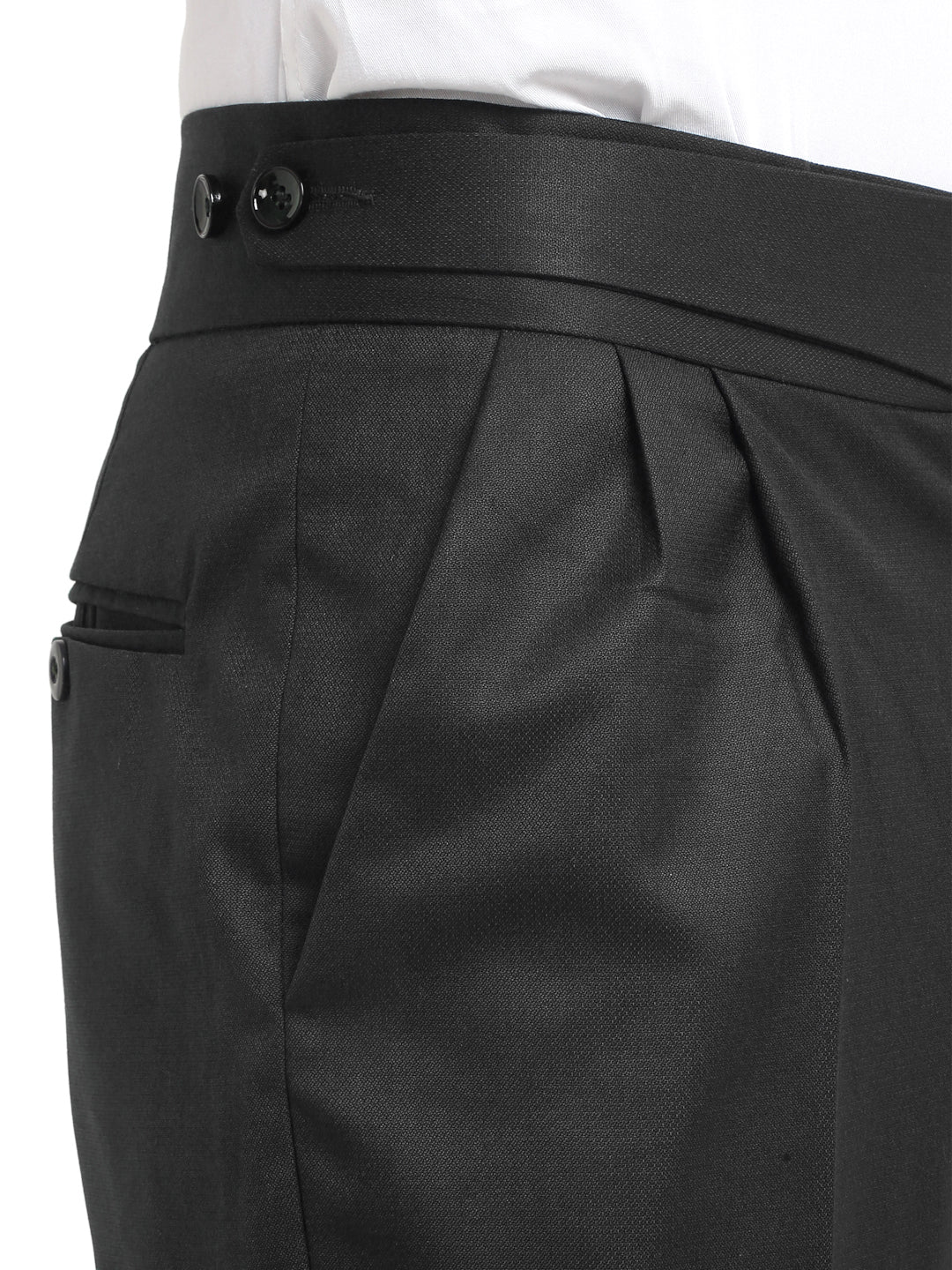 Italian Style Formal Gurkha Pant-Black