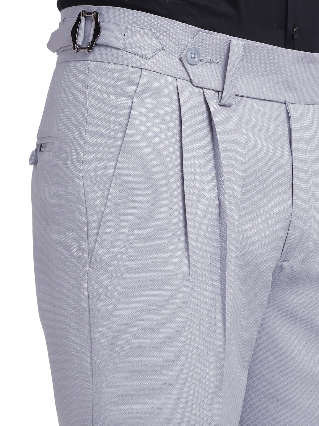 Italian Style Formal Gurkha Pant-Grey
