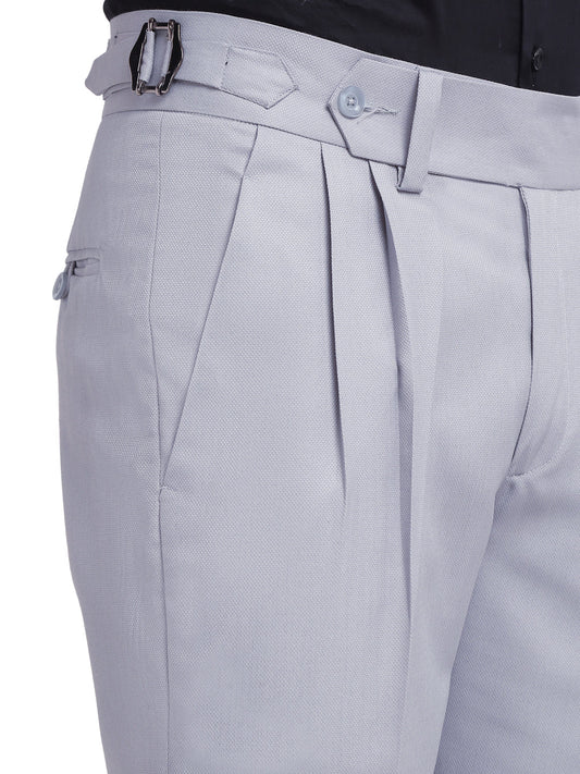 Italian Style Formal Gurkha Pant-Grey