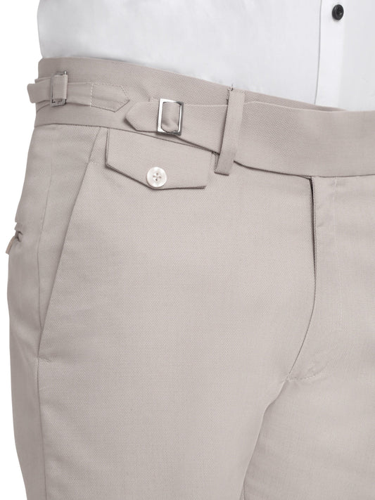Italian Style Formal Gurkha Pant-Beige