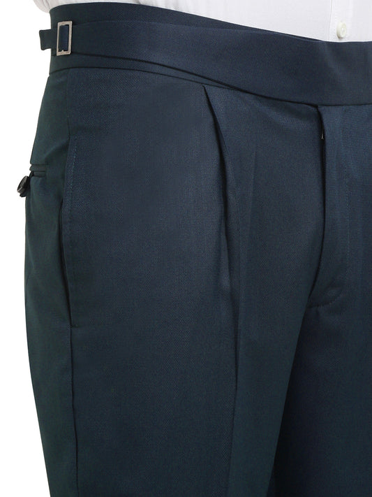 Italian Style Formal Gurkha Pant-NavyBlue