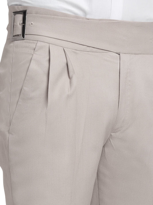 Italian Style Formal Gurkha Pant-Beige