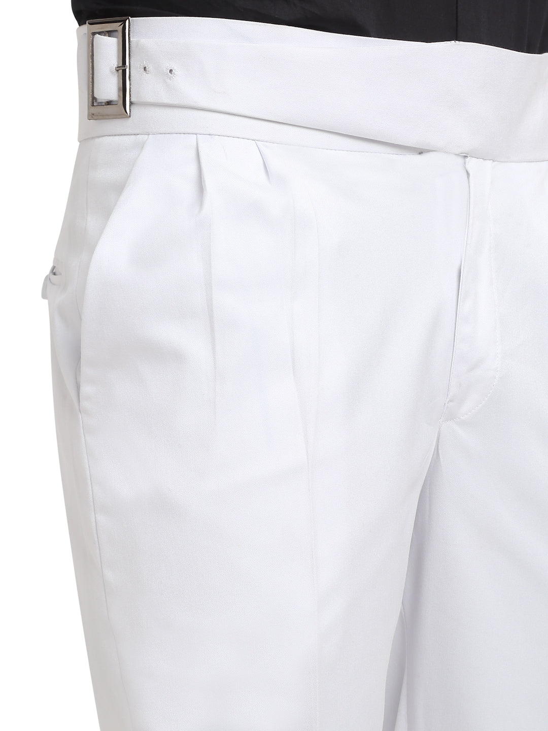 Italian Style Formal Gurkha Pant-White