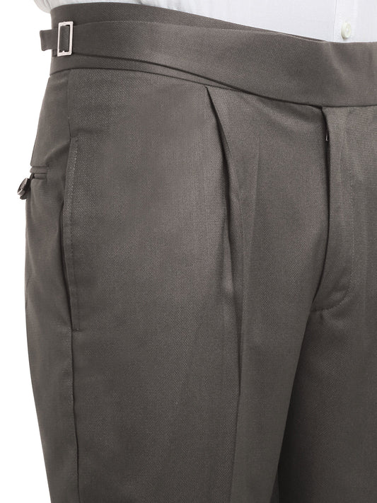 Italian Style Formal Gurkha Pant-Brown