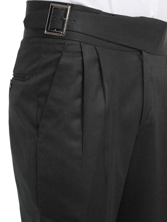 Italian Style Formal Gurkha Pant-Black