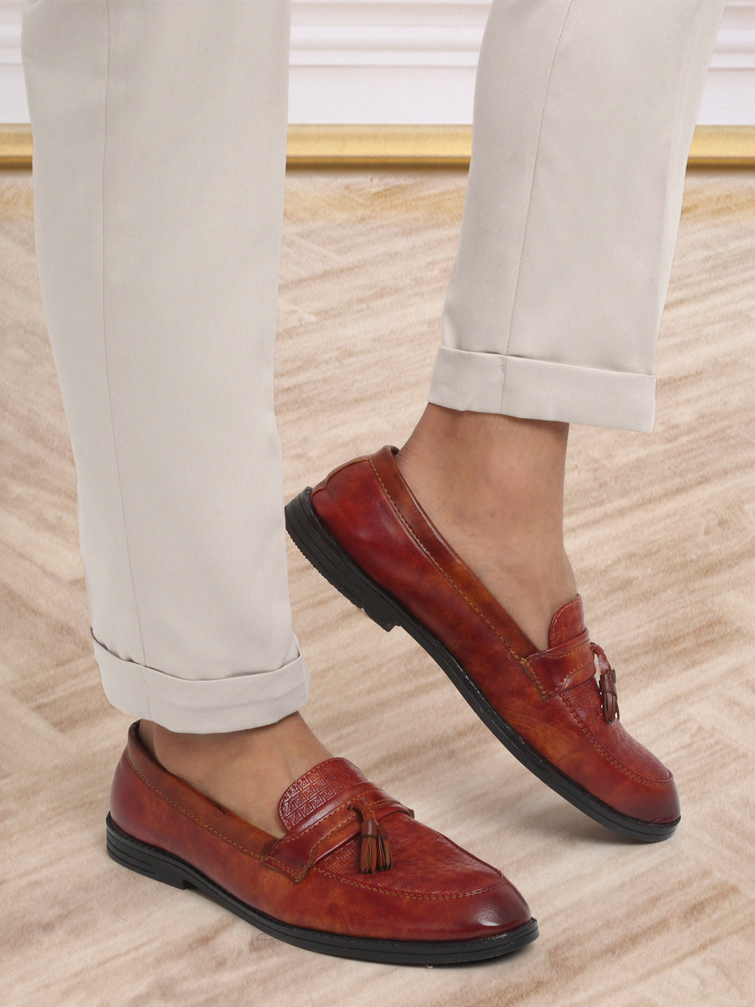 Italian Style Formal Gurkha Pant-Cream