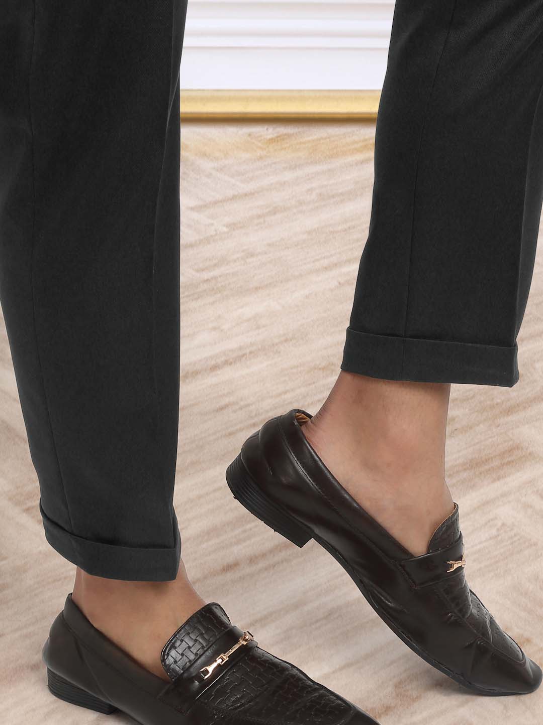 Italian Style Formal Gurkha Pant-Black
