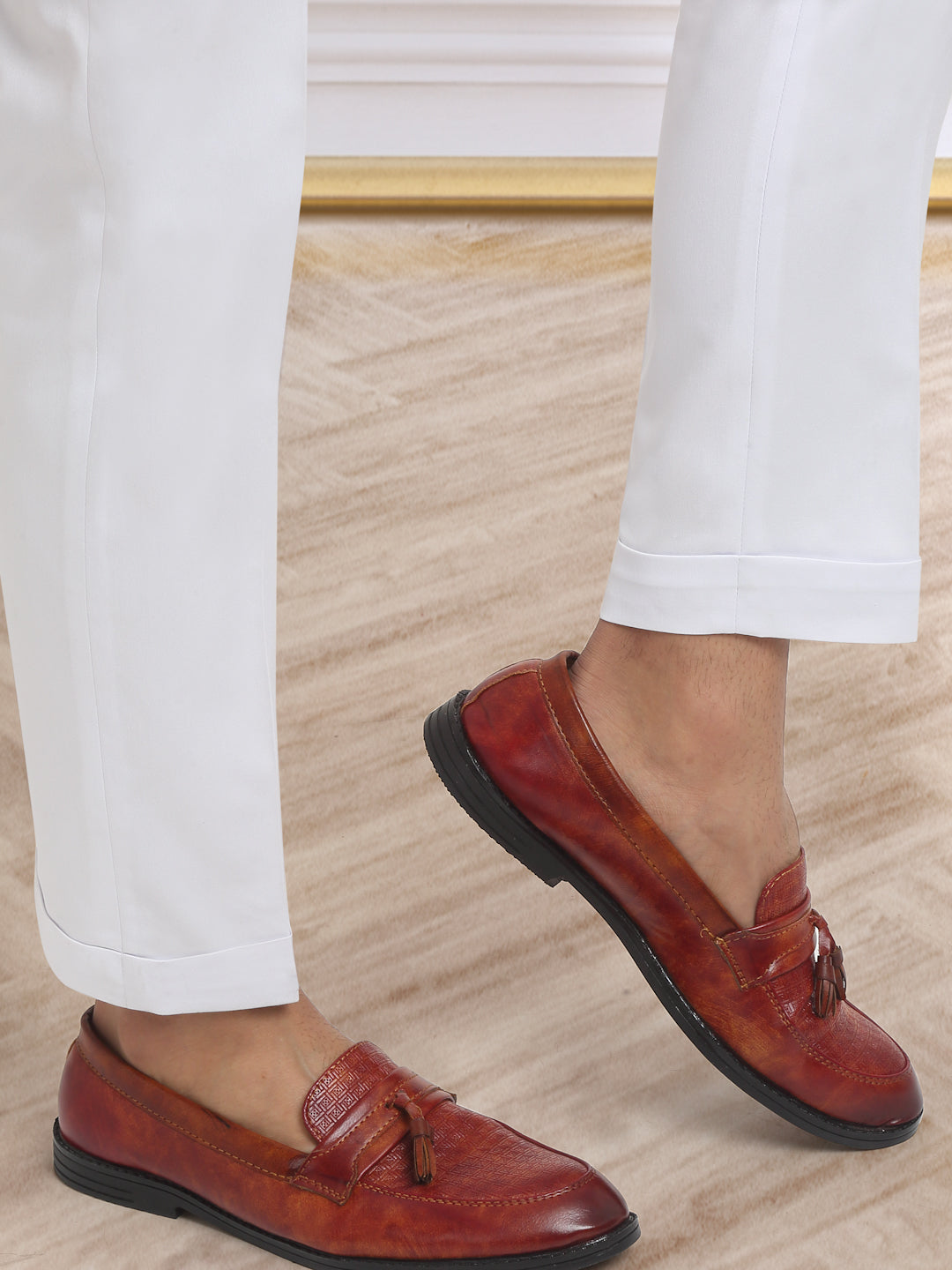 Italian Style Formal Gurkha Pant-White