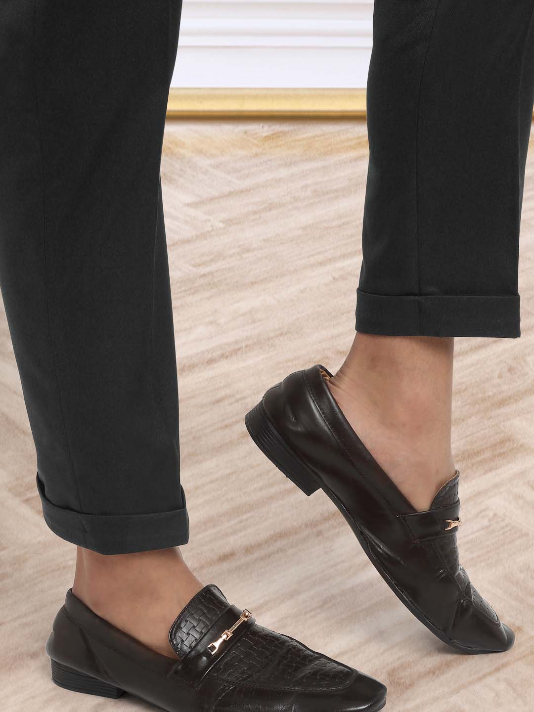 Italian Style Formal Gurkha Pant-Black