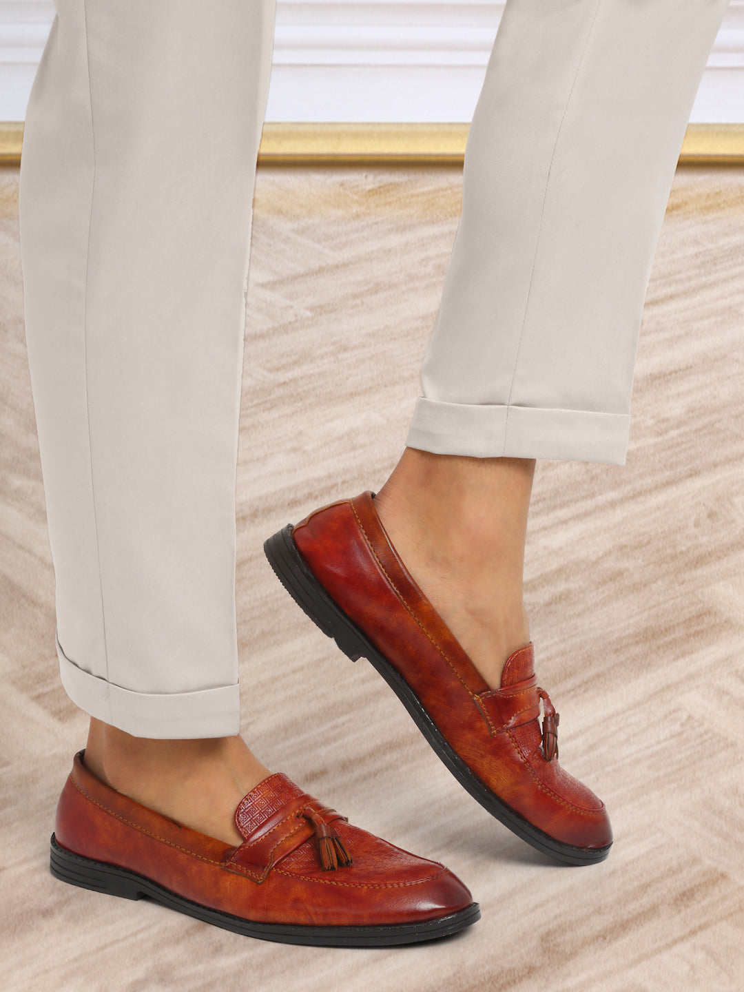 Italian Style Formal Gurkha Pant-Cream